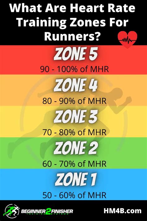 Running zone - There are five running heart rate zones, according to research in the International Journal of Research in Exercise Physiology: Zone 1 ranges from 50% to 60% of an individual’s maximum heart rate.